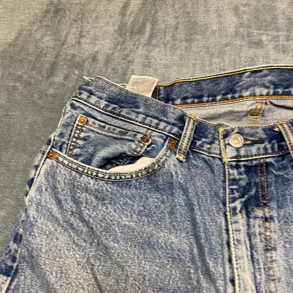 Levi's 505 Jeans Mens 36x30 Blue Denim Regular Fit All Day Comfort Straight Leg
